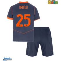 Inter Milan Manuel Akanji #25 Tredjedraktsett Barn 2025-26 Kortermet (+ Korte bukser)